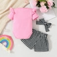 thumbnail image 4 of WIBACKER Baby Girl Clothes Summer Cute Outfits 3 6 12 18 Months Ruffle Romper & Floarl Shorts Sets for Sassy Girls, 4 of 11
