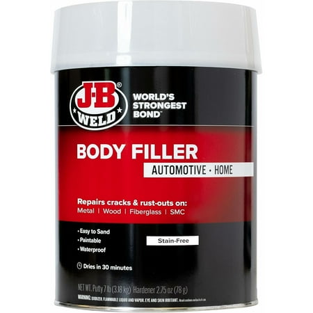 J-B Weld Body Filler - 1 Gallon - Automotive & Home — Residential Use, Standard Application
