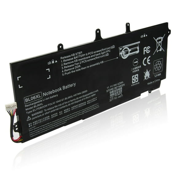 New Battery for HP EliteBook Folio 1040 G0 G1 G2 BL06XL 722236-171 HSTNN-DB5D CG