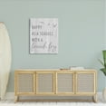 thumbnail image 2 of Stupell Industries Funny Happiness Phrase Rustic Seagull Beach Humor Graphic Art Gallery Wrapped Canvas Print Wall Art, Design by Daphne Polselli, 2 of 7