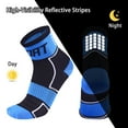 thumbnail image 7 of Carevas Reflective Cycling Socks High-Visibility Breathable Athletic Socks Bike Riding Running Socks for Men and Women, 7 of 7