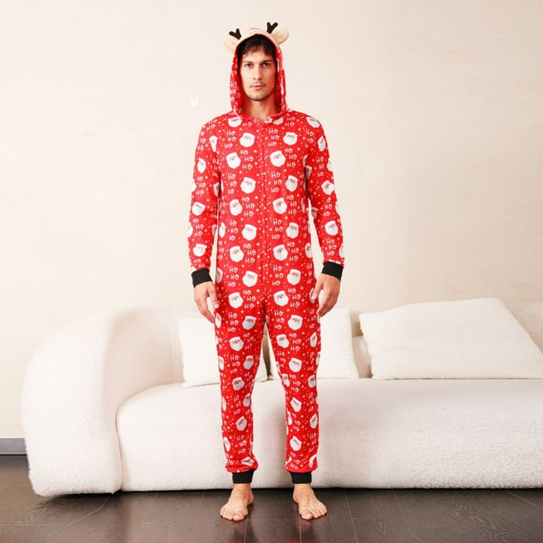 Reindeer Family Matching One Piece Pajamas