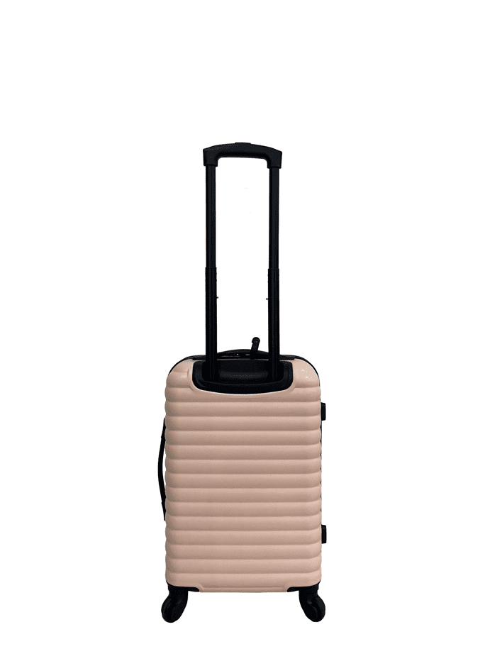 Protege 20Inch Hardside ABS Upright Luggage with 100% ABS Pink Blush