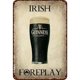 thumbnail image 1 of Placa Metal Vintage Guinness Pintura Hierro Rectangular Arte Pared Del 30x40cm, 1 of 9