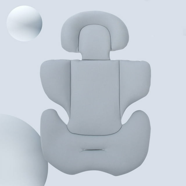 Soporte para la cabeza del bebé, inserto para asiento de coche, cojín para cochecito de bebé, inserto para asiento, forro de fibra de poliéster transpirable, tapete para asientos de coche, cochecito d