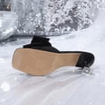 thumbnail image 2 of Xucatan Women's Bow Mule Heels, Oversized Knot Open Toe Slingback Sandals with Chunky Heel, Textured Patent Leather Dressy Summer Shoes, Versatile Design for Party Wedding Daily Gift, 2 of 9