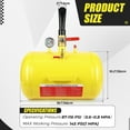 thumbnail image 4 of Pistolet à Billes pour Pneus à Air de 5 Gallons avec Manomètre de Pression Max 145 PSI et Poignée, Réservoir de Gonfleur de Pneus à Air Robuste pour Voiture, 4 of 17