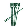 thumbnail image 2 of Fiudx Liquidación de ofertas flash Correa de sujeción hortícola, ligera y práctica, fácil de insertar para fijar plantas, corbata multiusos de espina de pescado para jardín, verde, varias cantidades, 2 of 7