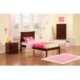 thumbnail image 3 of Metro Twin Platform Bed with Open Foot Board in Walnut, 3 of 4
