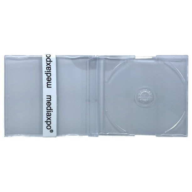 CheckOutStore 100 Slim Import CD5 Maxi Super Clear CD Jewel Cases J