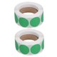 thumbnail image 1 of 2 rollos de etiquetas autoadhesivas para fiestas y banquetes (verdes), 1 of 7