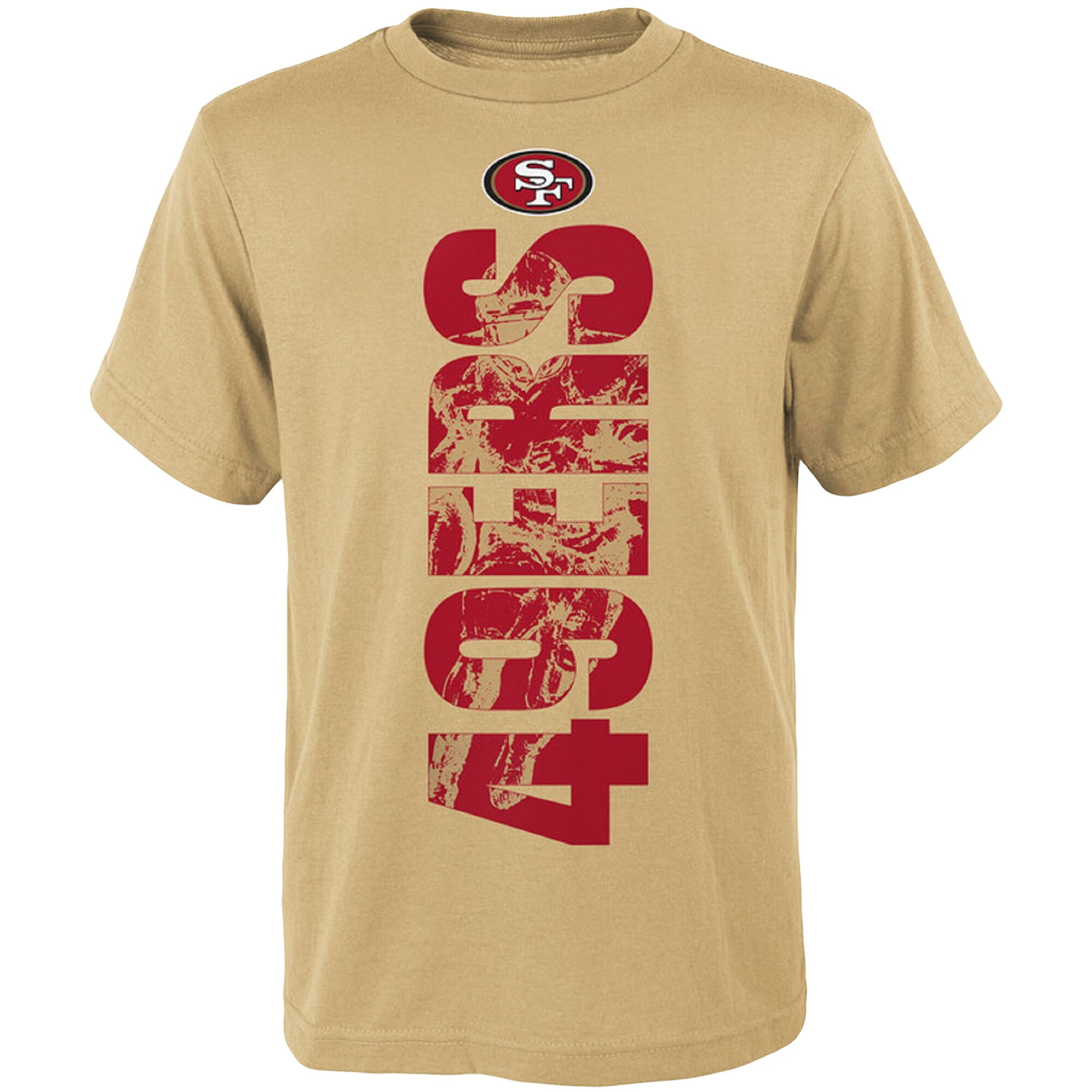 gold 49ers shirt