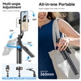 thumbnail image 4 of Tripod,Ai 1/4 Inch Screw Remote Shutter Live Video With 1/4 Stick Rotatable Inch Screw Rotatable Max. Video Quadrapod 1/4, 4 of 7
