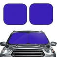 thumbnail image 2 of Naloa Darkblue 2 Piece Foldable Car Sun Shades, Car Windshield Sunshade, Front Window Sunshade for Car, Truck, SUV - Medium, 2 of 7