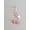 Multicolor, variant on 1pc Unisex New Shiny Faux Cherry Keychain Fashionable Delicate 3D Cherry Blossom Decor Bag Charm Jewellery Shine Party Car Accessories