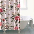 thumbnail image 5 of Waterproof Pioneer Shower Curtain 84x72 Inch Polyester Unique Colorful Floral Shower Curtain for Bathroom Hotel Home Decor with 12 Plastic Hooks, 5 of 5