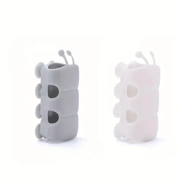 2 soportes de ventosa para cabezal de ducha de silicona extraíbles, soporte de pared para cabezal de ducha, estante de almacenamiento para suministros de baño