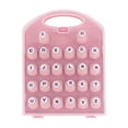 thumbnail image 2 of Ziuscore 26Pcs 26 Letters Mini Paper Craft Puncher Machine Embosser Set DIY Shape, 2 of 6