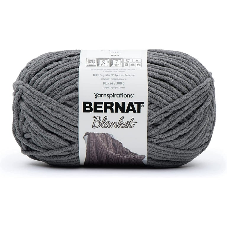 Bernat-super Value Solid Yarn. 1 Skein True Grey 7oz -  Denmark