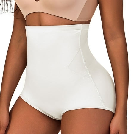 GENGING Panties for Women Womens Solid Color Thin Style Sexy Roll Back Clearance Items Retract Waist Lift Buttocks Ventilate Plus Size Shapewear Pants