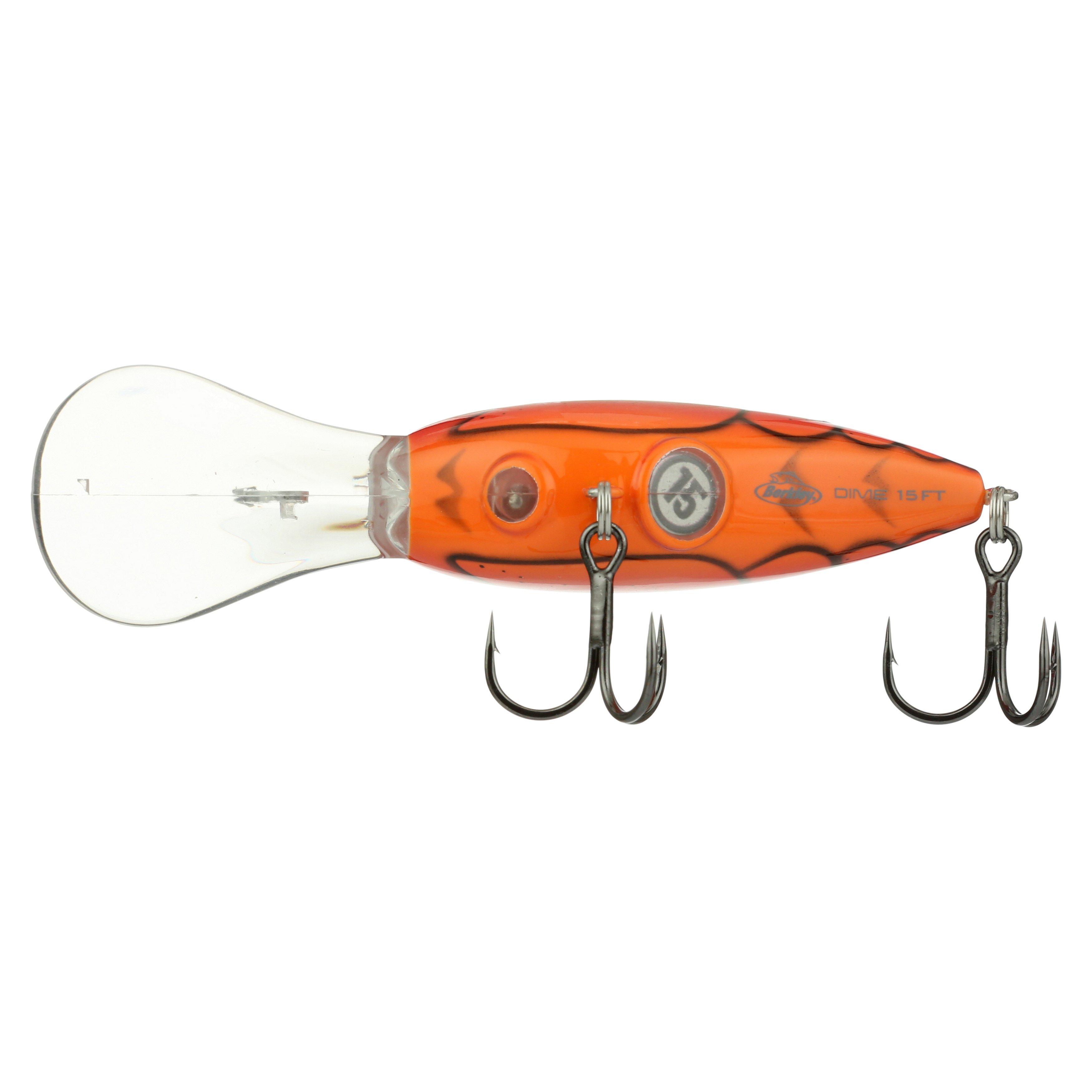 Berkley Dime Freshwater Fishing Lure, Special Red Craw, 3/4oz