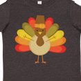 thumbnail image 4 of Inktastic Thanksgiving Pilgrim Turkey Holiday Boys or Girls Toddler T-Shirt, 4 of 5