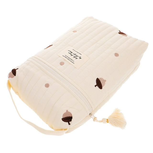 WHAMVOX Sac à Couches Design Élégant Sac à Couches de Voyage Nylon Blanc Lot de 1 pour Parents