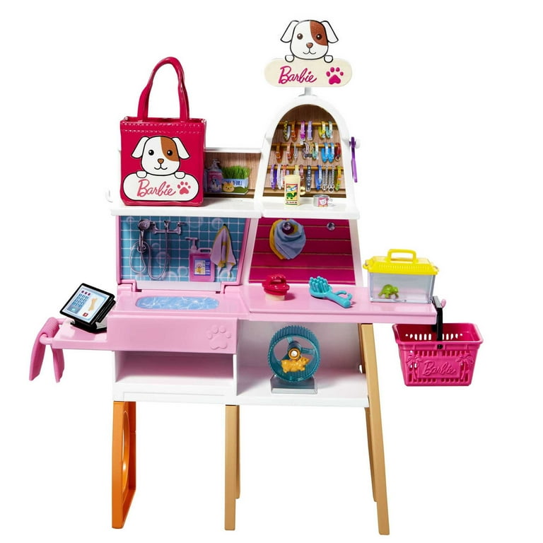 Barbie Pose Me Kitty – Vanity Pet Chat Rose, Valise Accessoires 2002
