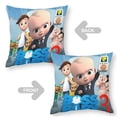 thumbnail image 2 of Bebé Jefe 3 Fundas de almohada de terciopelo con tema, regalos de funda de almohada, decoración para el hogar, cojín de lanzar, regalo de cumpleaños para fans y parejas. 40cm x 40cm., 2 of 6