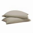thumbnail image 3 of Superior Carmen 100% Cotton Relaxed Wash Pillowcases, Set of 2, Standard Size, Taupe, 3 of 7