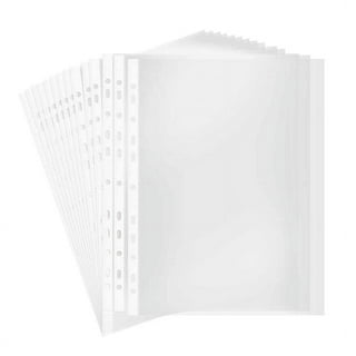 Jam Paper Plastic Sleeves, Legal size, 9 x 14 1/2, Assorted, 12 Page Protectors per Pack