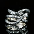 thumbnail image 4 of Fashion Jewelry Women/Men Snake 925 Silver Ring Punk Party Ring Sz 6-10, 4 of 9