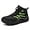 Black, variant on Kids Barefoot Shoes Girls Boys High Top Wide Toe Box Zero Drop Minimalist Sneakers Lightweight Breathable Walking Shoes