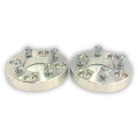 (2) Wheel Spacers Adapters | 4x108 to 4x108 (4x4.25) | 12X1.5 | 15mm 0.59 Inch