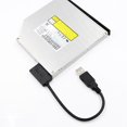 thumbnail image 2 of Newest USB 2.0 To Mini Sata II 7+6 13Pin Adapter Converter Cable For Laptop DVD/CD, 2 of 4