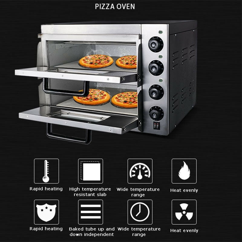 Cake Details about   Commercial Electric Pizza Oven With Timer for Making Bread Pizza 1 layer 