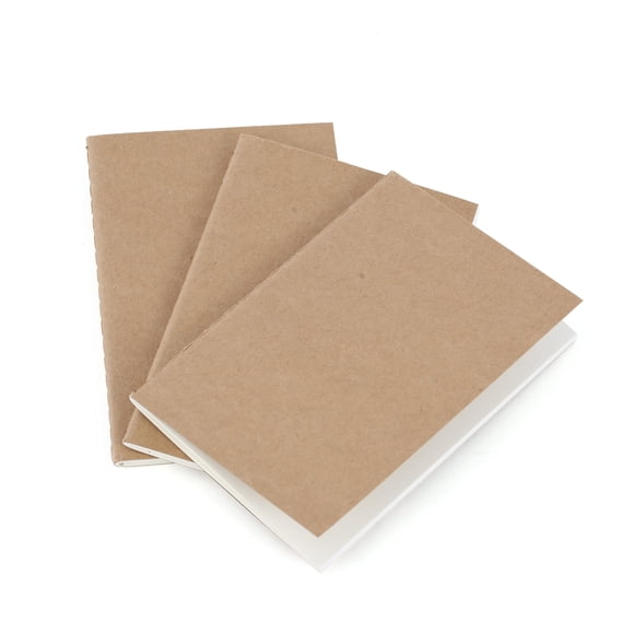 Wanderings Insertos para Cuadernos de Viajeros con Puntos A6 - 10,5x15cm 4,1x5,8"" - Insertos para Diario de Viaje A6 - Juego de 3 Recambios para Diarios de Viaje de Cuero Diarios de Escritura de Nota