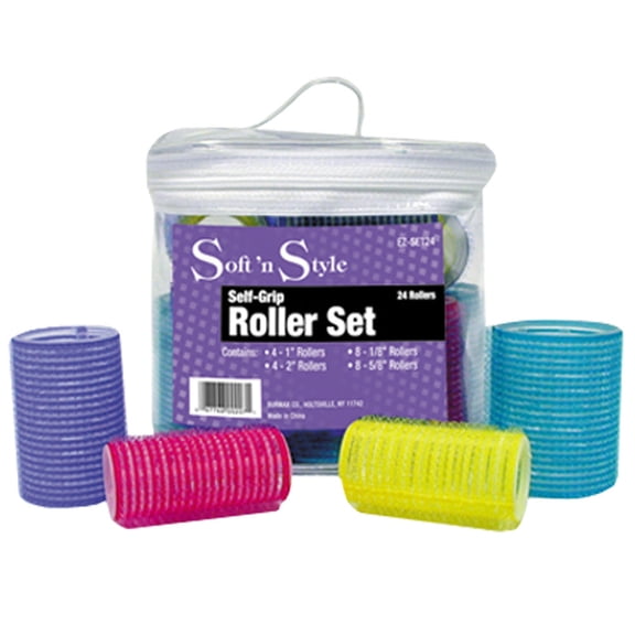 SOFT 'N STYLE SELF-GRIP ROLLER SET - 24 PC