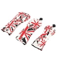 thumbnail image 1 of Club Head Cover, Internal Plush 3Pcs  Head Cover Waterproof British Flag  For Outdoor, 1 of 8