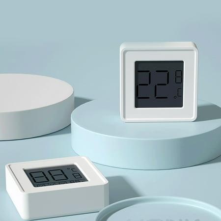

Bcloud Thermometer Wall Mount Accurate Measurement ABS Multifunctional Electronic Thermometer for Home
