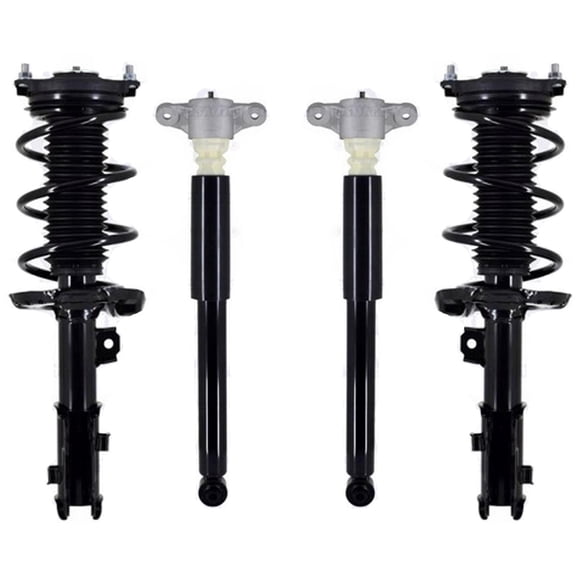 Front Struts Assembly & Rear Complete Shocks For Kia Forte 2.0L 2019-2021