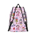 Balery Christmas Unicorns Vintage Canvas Backpack for Men and Women