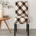 thumbnail image 3 of CJC 4 Pack Dining Chair Covers, Dining Room Chair Protector Seat Slipcover for Hotel, Banquet, Wedding, Party, 3 of 9