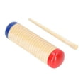 thumbnail image 2 of Wooden Guiro, Red Blue Explore Creativity Great Sound Stimulate Imagination Guiro Music Instrument  For Kindergarten, 2 of 8