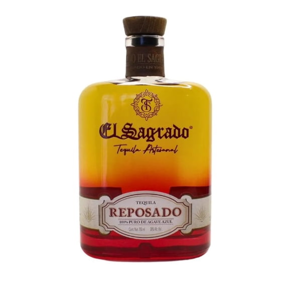 Tequila Artesanal El Sagrado Reposado 750 Ml El Sagrado Tequila Reposado