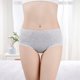thumbnail image 2 of Gibobby Calzoncillos para mujer Bragas sexys elásticas sin costuras de encaje transpirable para mujer Calzoncillos deportivos deportivos de cintura media(Gris,G), 2 of 5