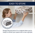 thumbnail image 6 of JONATHAN Y WASHABLE Polyester Machine-Washable Area Rug with Traditional Medallion Floral Border, Beige and Ivory, 3' x 5', Vintage Low Pile for Living Room WSH504J-3, 6 of 9