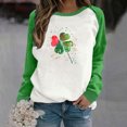 thumbnail image 1 of Qiopertar Femmes Décontracté Manches Longues Col Rond Hauts Chemises Amples Blouse Imprimé Graphique Chandail en Molleton Offres de la Semaine Liquidation à Moins de 5$ jusqu'à 90 % de Réduction, 1 of 4