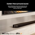 thumbnail image 5 of SAMSUNG HW-Q910D Barra de sonido de 9.1.2 canales con Dolby Audio, expansión de sonido envolvente, sonido adaptativo, subwoofer inalámbrico, 2024, 5 of 5