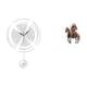 thumbnail image 5 of Reloj de pared,Reloj de pared decorativo para baño y dormitorio.,Letrero de escritorio Home Knight,Adorno de caballero acrílico 2D para estantería de manualidades,Letrero de escritorio, 5 of 8